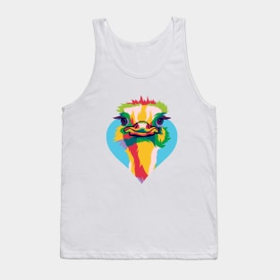 Smiling Ostrich Tank Top